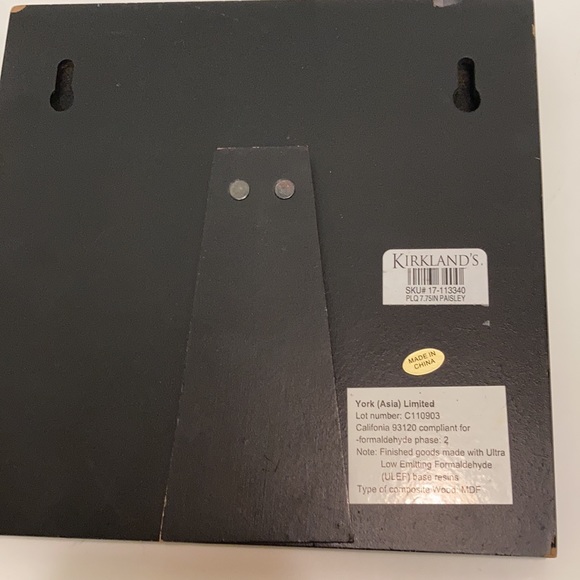 KIRKLAND WALL or DESK PLAQUE - Picture 4 of 8